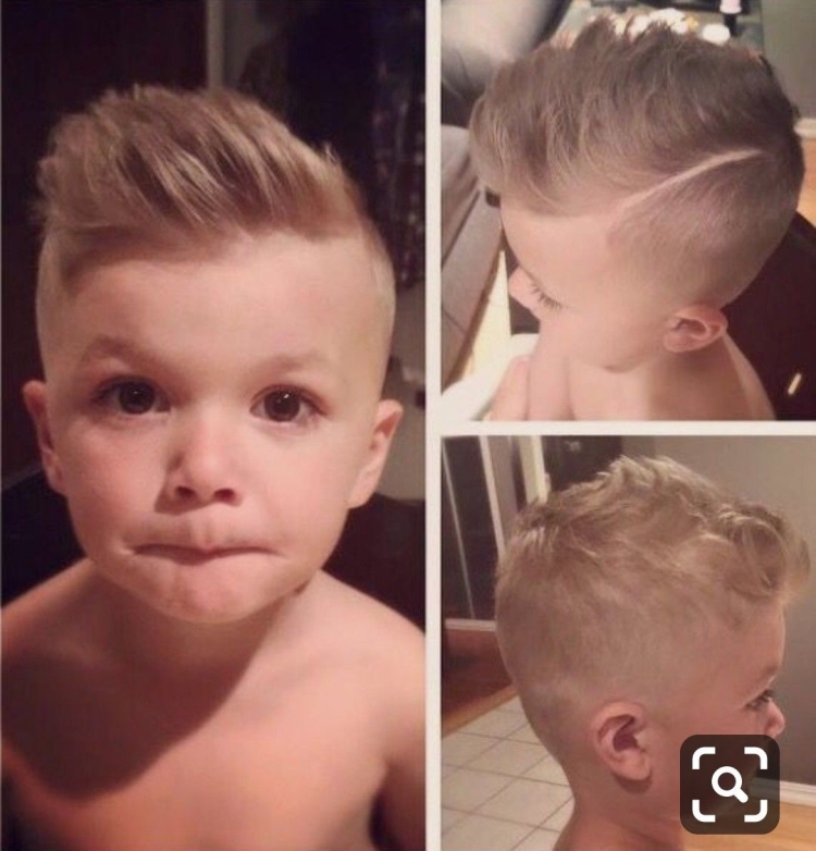 Стильные стрижки для мальчиков годик с хвостиком
