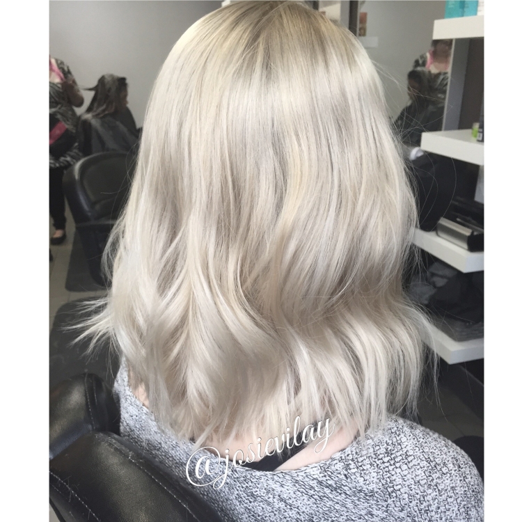 Платиновый блонд серебристый Оллин