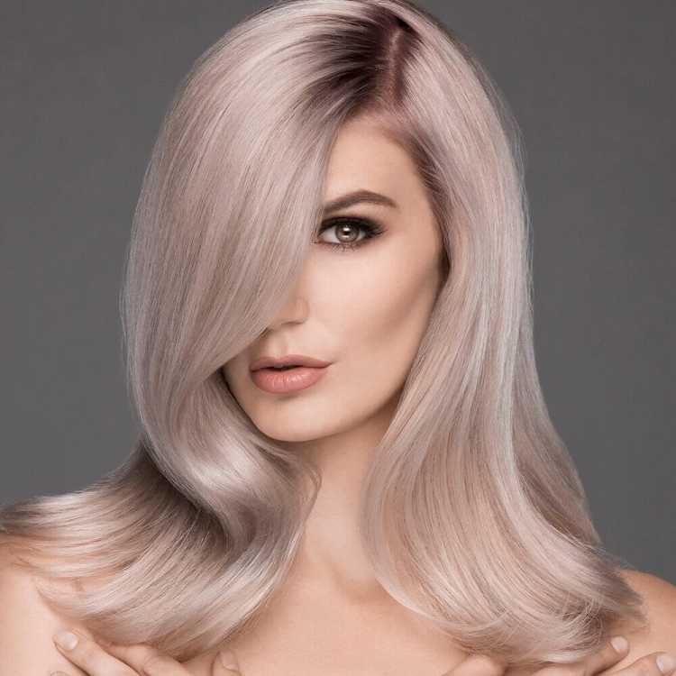 Окрашивание пепельно жемчужный блонд