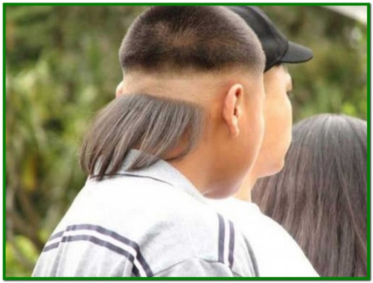 Стрижка для мальчика с хвостиком