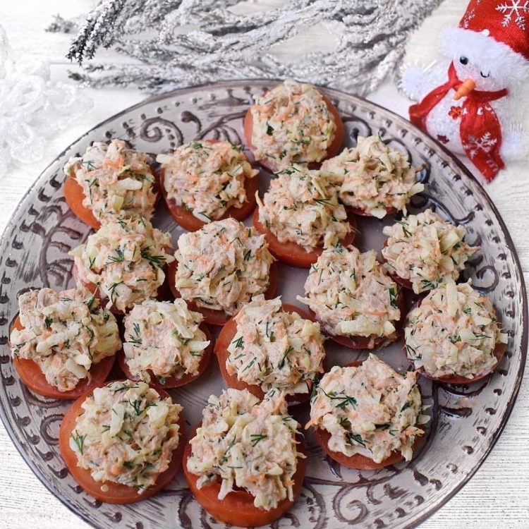 Диетические закуски на праздничный стол