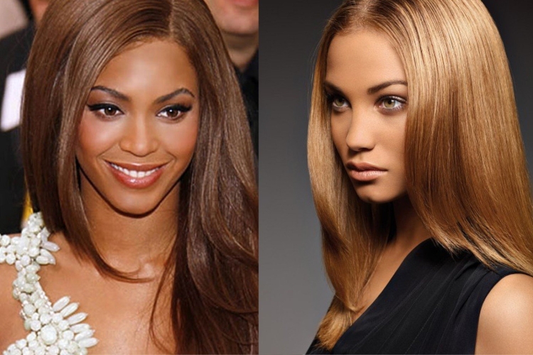 Шоколадно Карамельный цвет волос