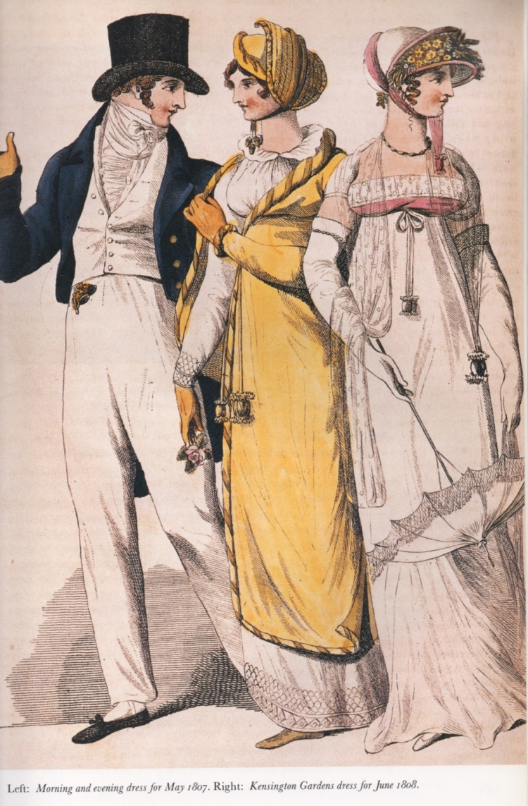 Костюм эпохи Ампир 19 век