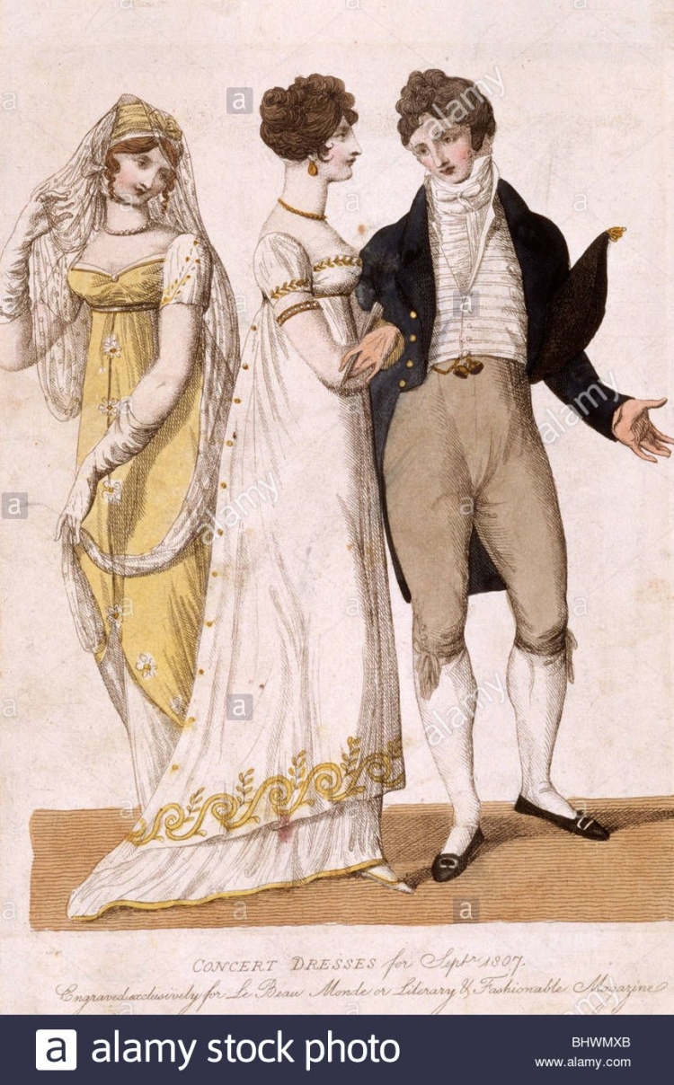 Мода эпохи Регентства в Англии