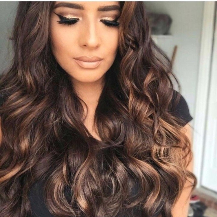 Красивое коричневое окрашивание