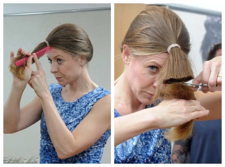 Самое сее подтричь волосы