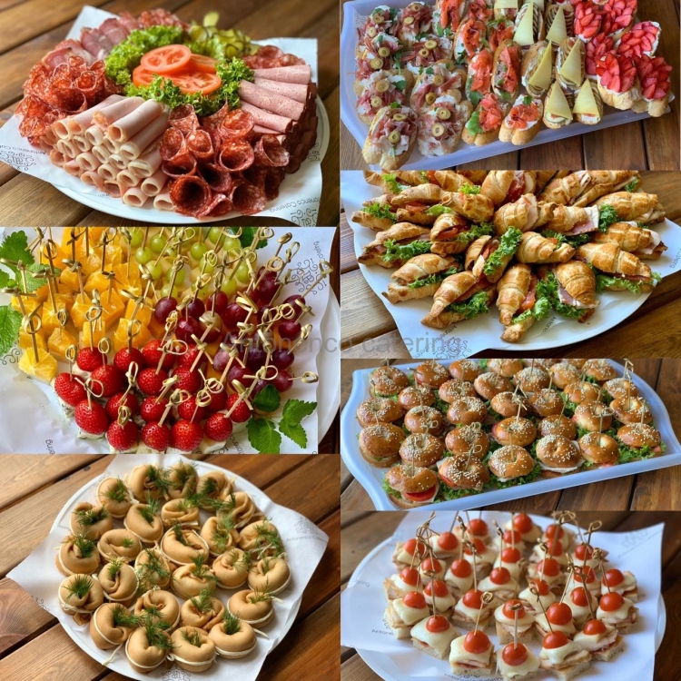 Закуски для фуршетного стола