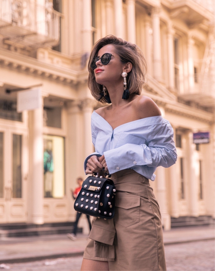 Стильная элегантная девушка