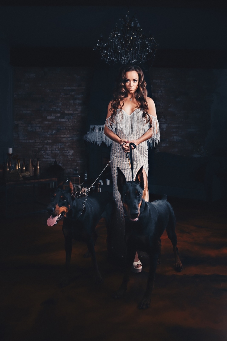 Фотопроект с доберманом