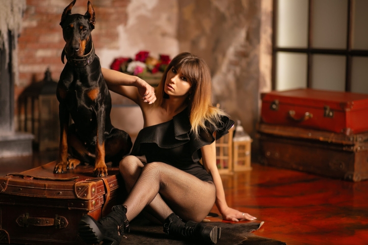 Фотосессия с доберманом Нижний Новгород