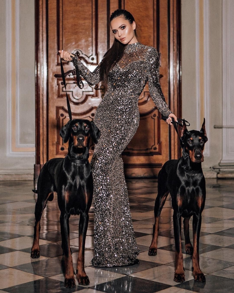 Фотосессия с доберманом #dobermanpinscher