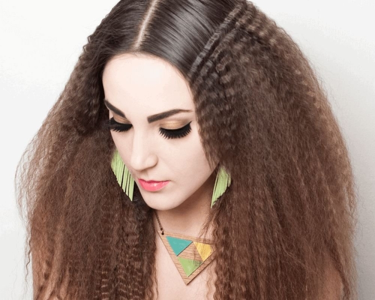 Гофре прическа