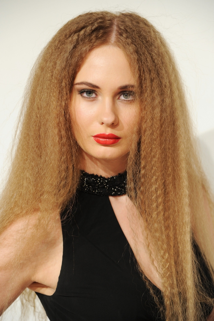 Гофре на волосах