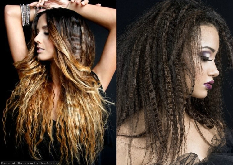 Гофре на волосах