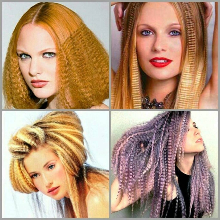 Прически с плойкой гофре