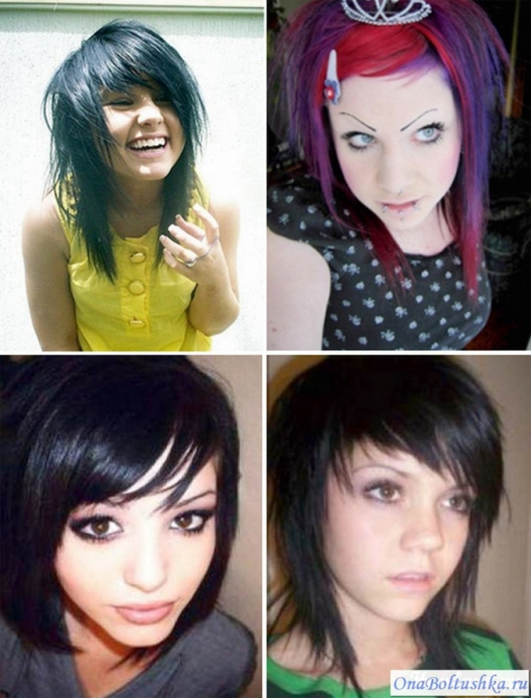 Эмо стрижки для девушек