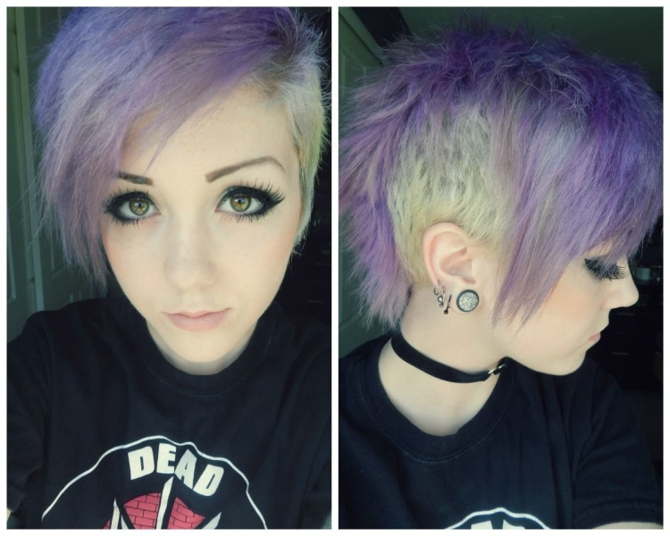 Короткая эмо стрижка