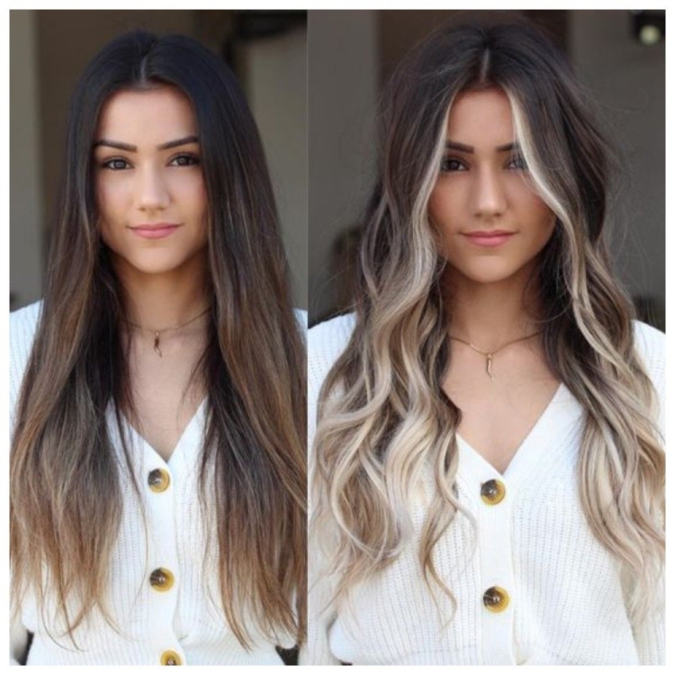 Контуринг волос