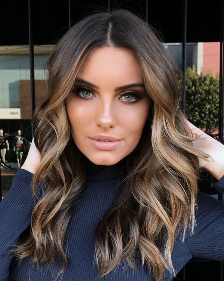 Контуринг волос балаяж