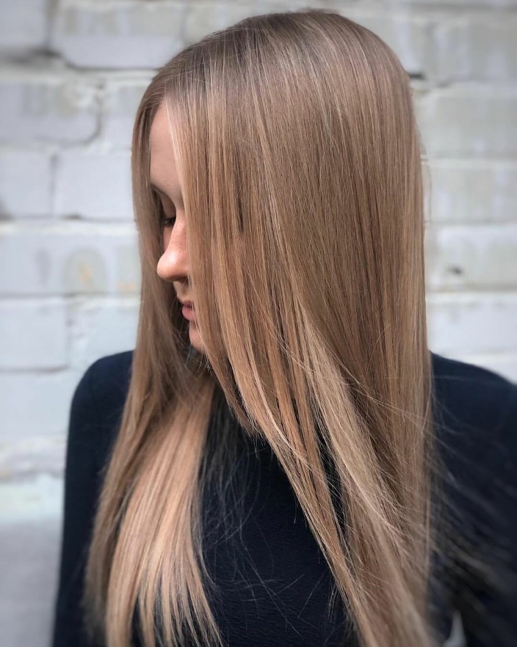 Цвет волос карамель пепельный