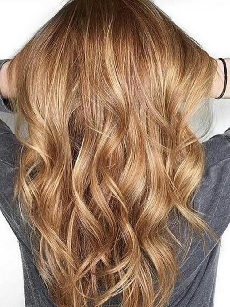 Окрашивание пшеничный балаяж