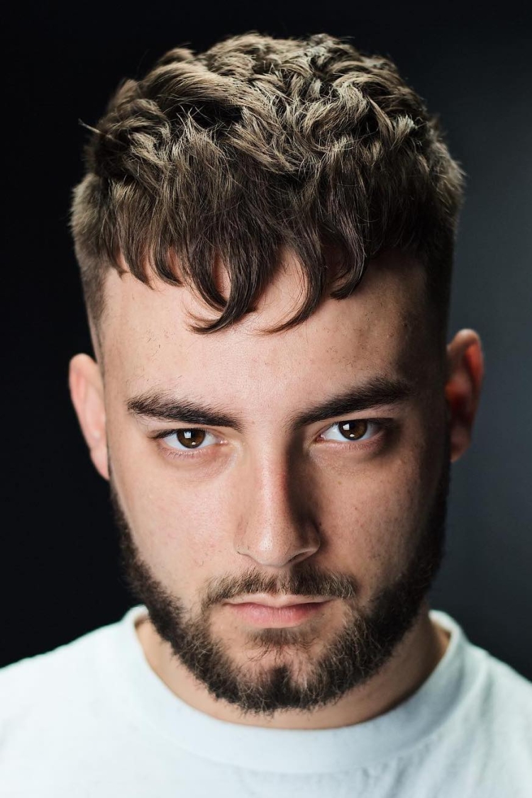 Причёска кроп мужская