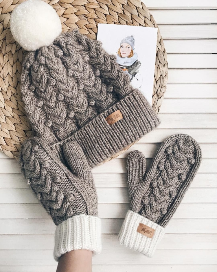 Варежки в скандинавском стиле