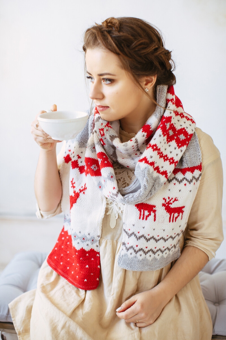 Скандинавский шарф