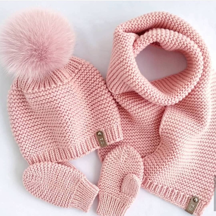 Шарфы детские вязаные