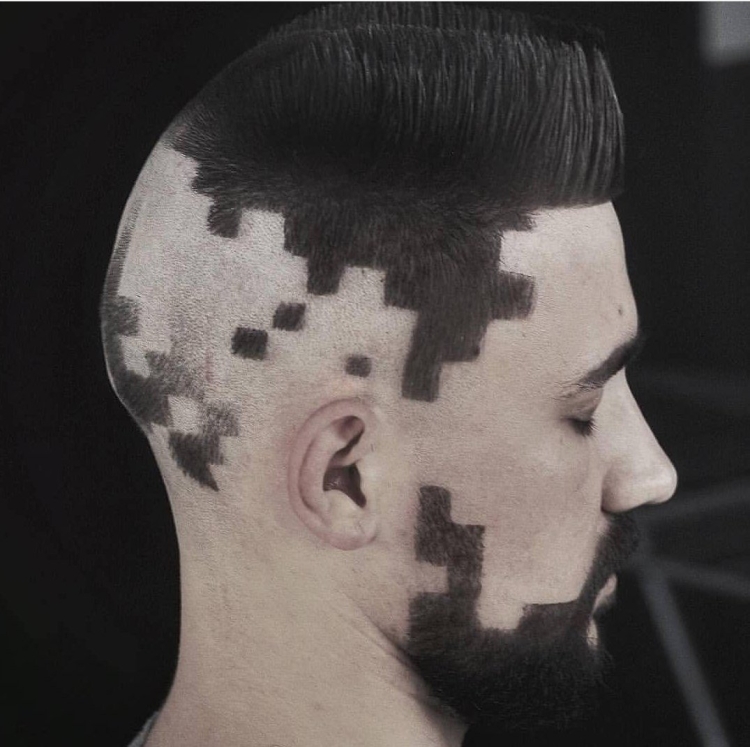 Прическа пиксель