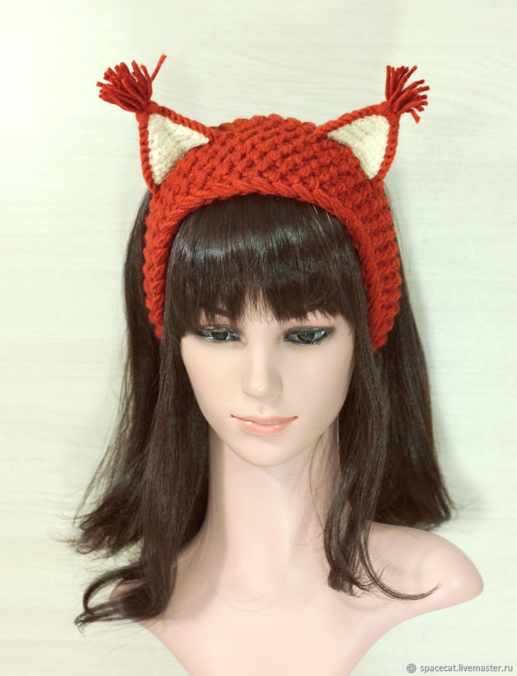 Повязка на голову с ушками