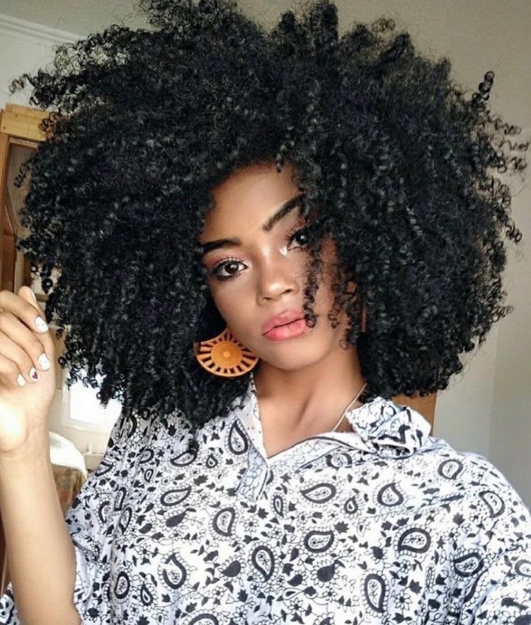 Афро кудри на каре