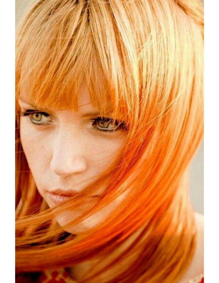Колорирование на рыжие волосы