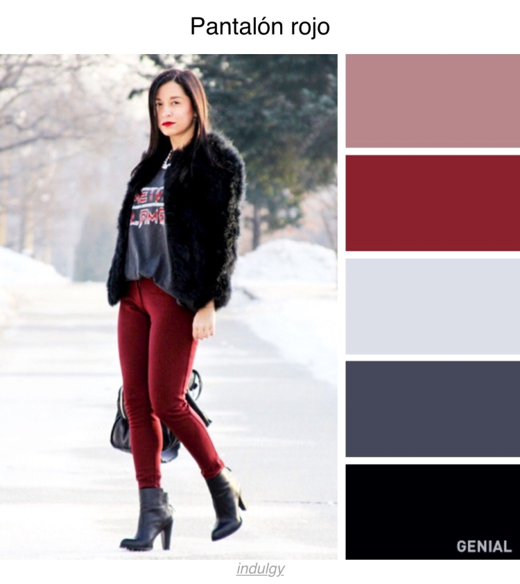 Сочетание цветов с бордовым