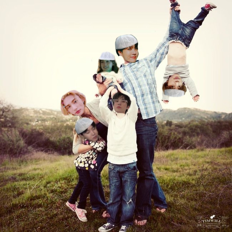 Необычная фотосессия для семьи