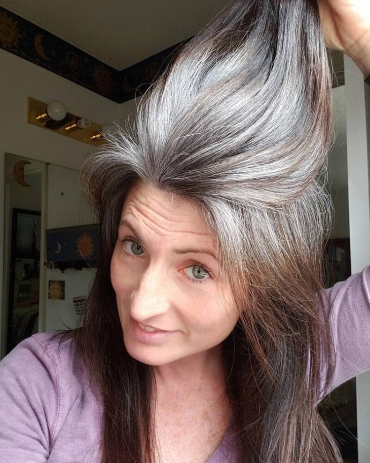 Окрашивание седины