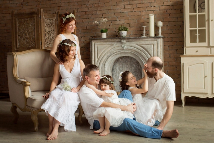 Постановочные семейные фотосессии