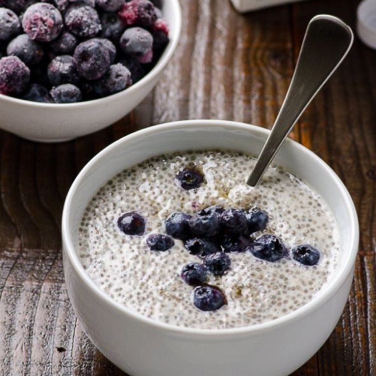 Семена чиа пудинг