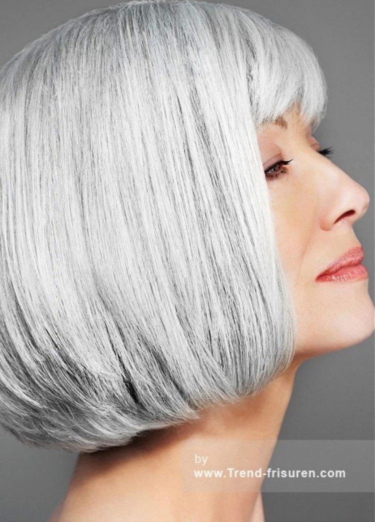 Окрашивание седых волос