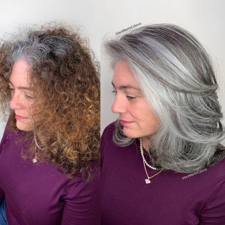 Окрашивание седых волос Джек Мартин