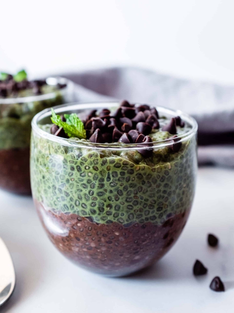 Семена чиа пудинг