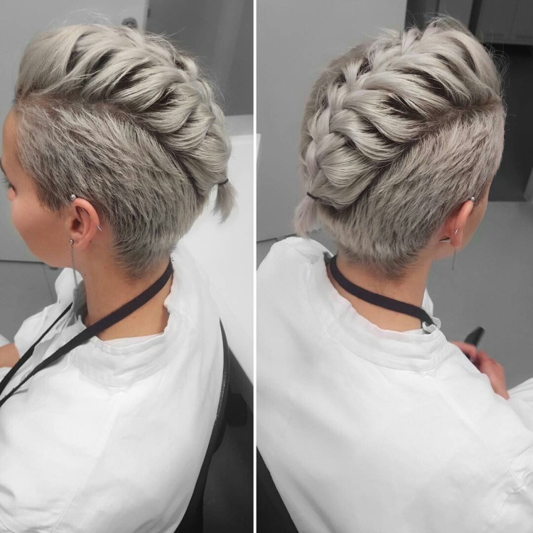 Косички на короткую стрижку