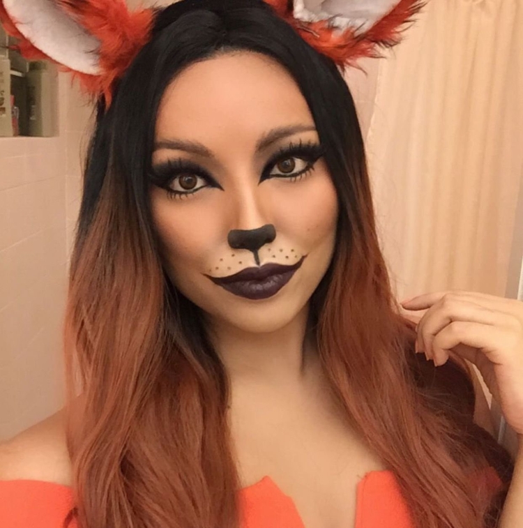 Макияж лисы