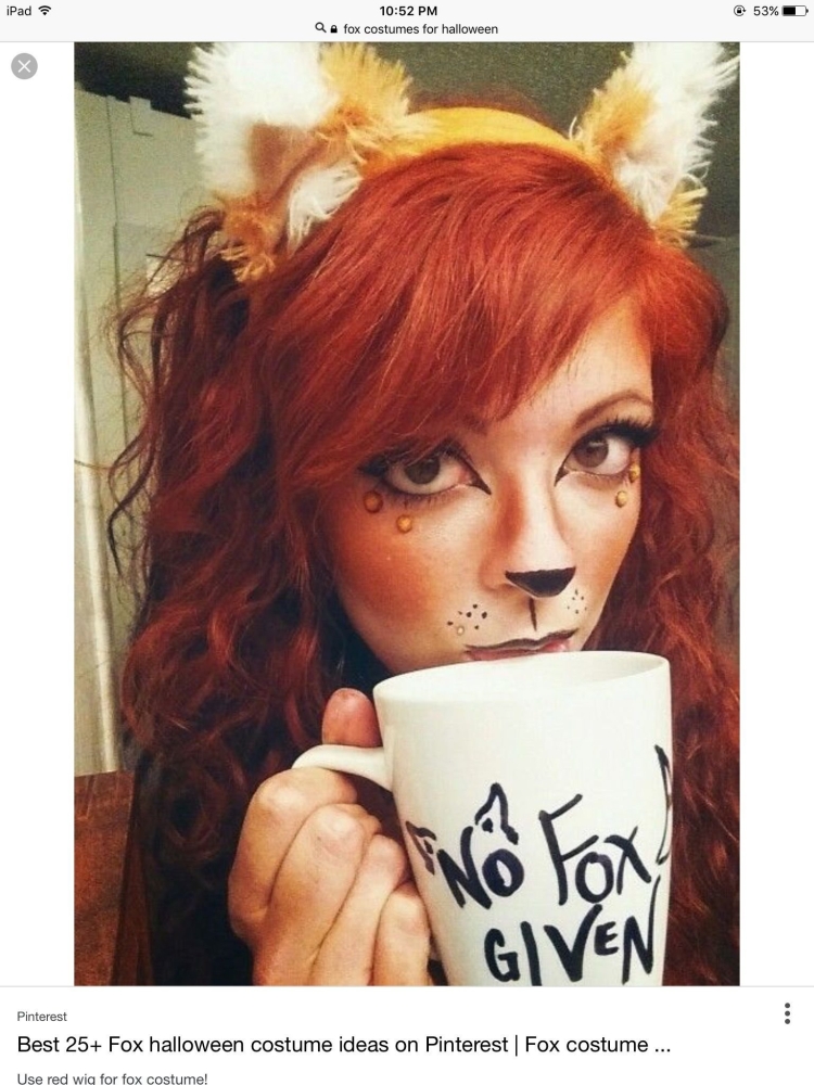 Макияж лисы