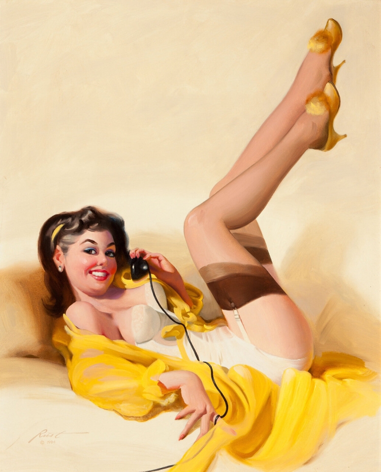 Девушки в колготках в стиле "пин-ап"