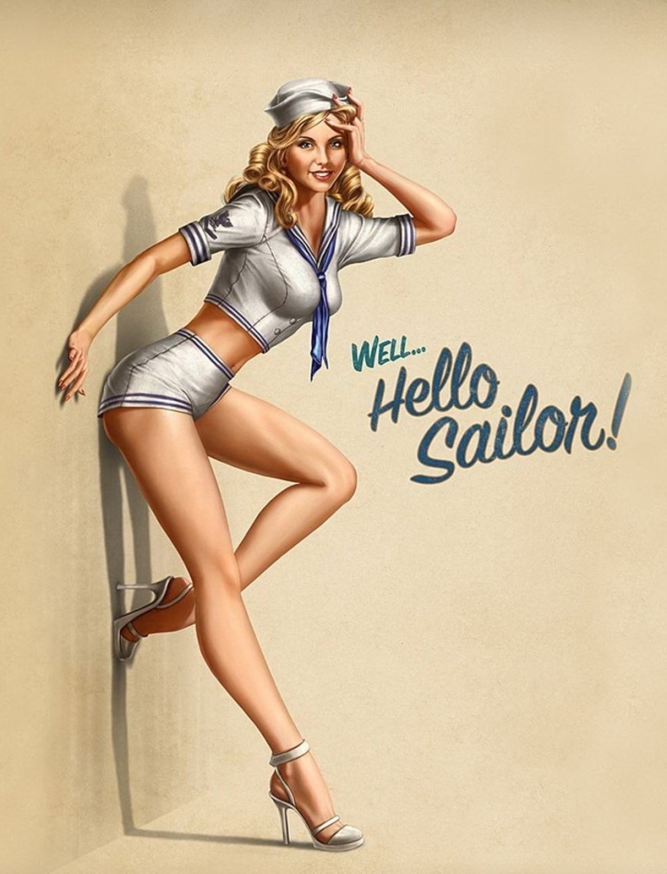 Пин ап обои