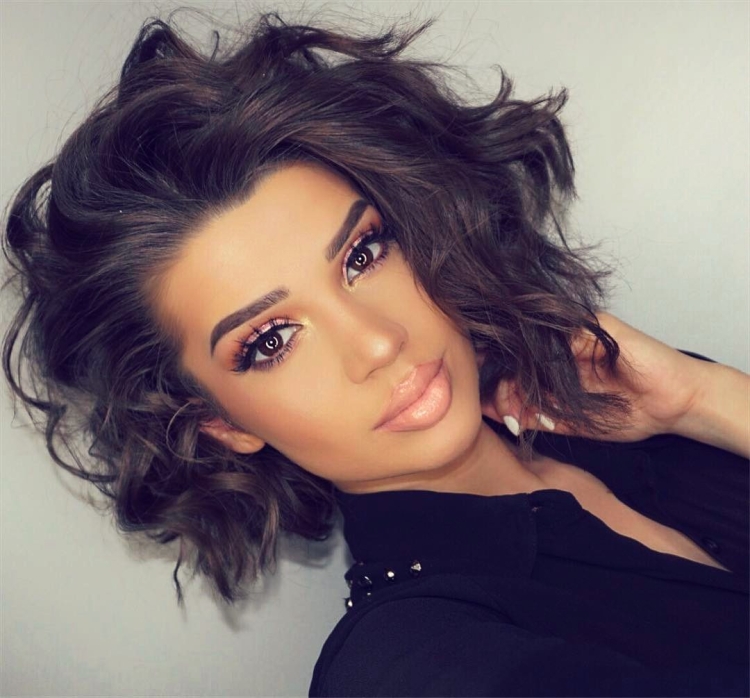 Стильное окрашивание для брюнеток