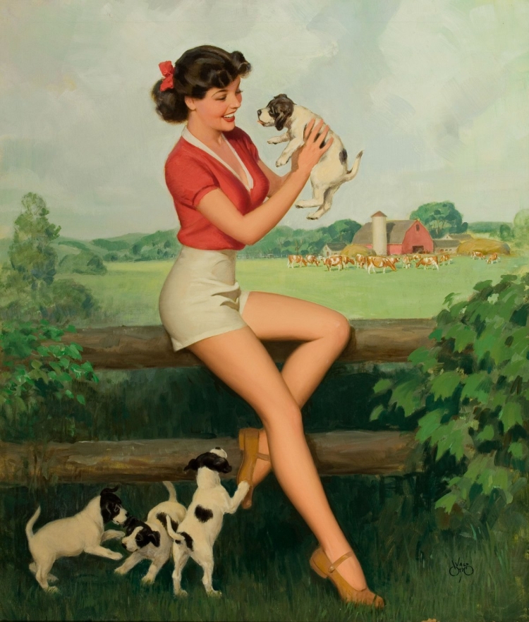 Джил Элвгрен Gil Elvgren американский художник