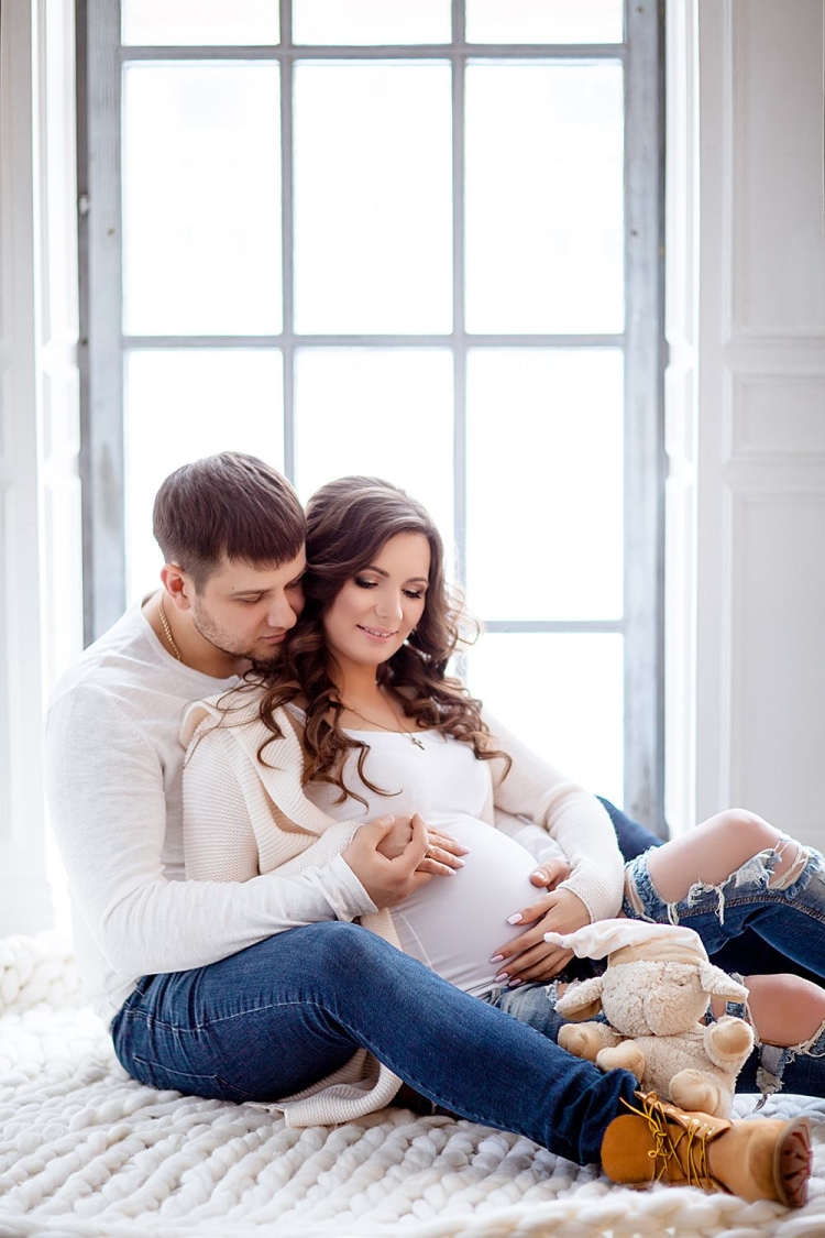 Беременна фотосессии с мужем