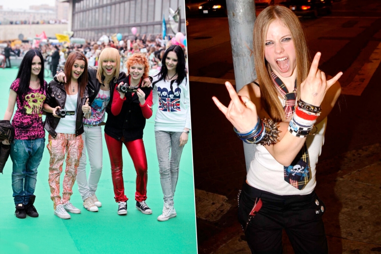 90-Е годы мода Аврил Лавин